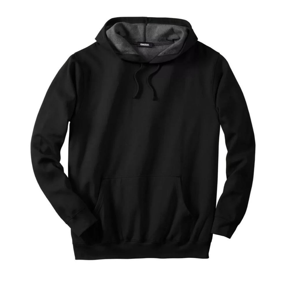 King Size Big Men's Fleece Pullover Hoodie